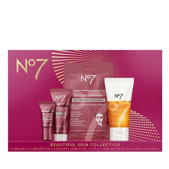 No.7 Beautiful Skin Collection Gift Set, New In Box - Picture 2 of 6